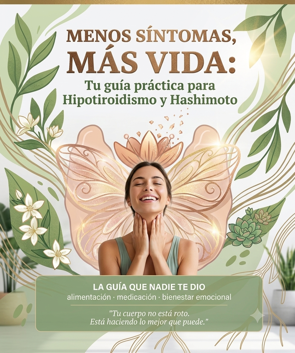 Lo que busqué por años y no encontré: guía práctica para vivir bien con hipotiroidismo y Hashimoto